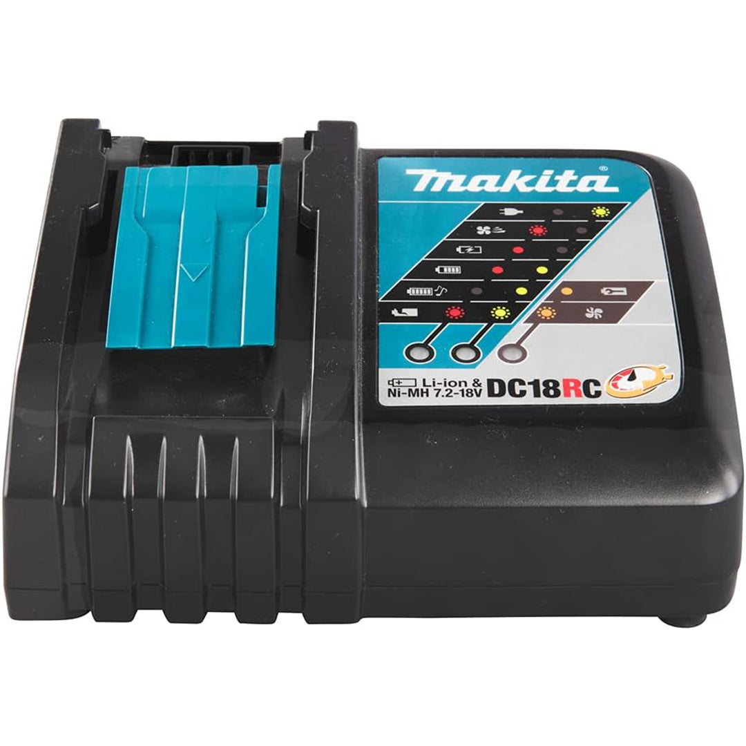 Makita 18V 5.0Ah Lithium-Ion Battery Twin Pack with Charger and Storage Case