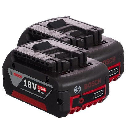 Bosch Professional 18V 5.0Ah Li-ion Battery 2-Pack